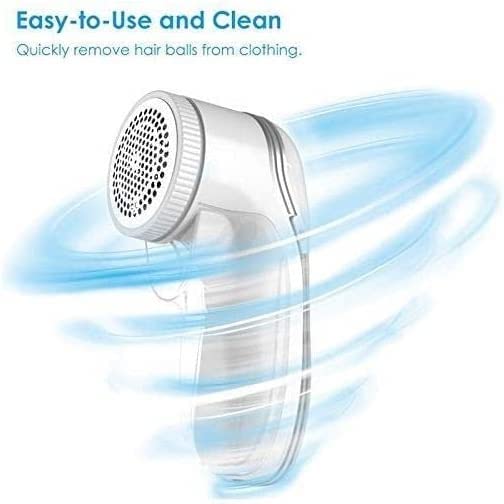Portable Electric Fabric Shaver & Lint Remover for Clothes - Rechargeable Sweater Defuzzer, Fluff Trimmer, and Hair Ball Remover - Perfect for Sweaters, Coats, and Delicate Fabrics at Home or Travel