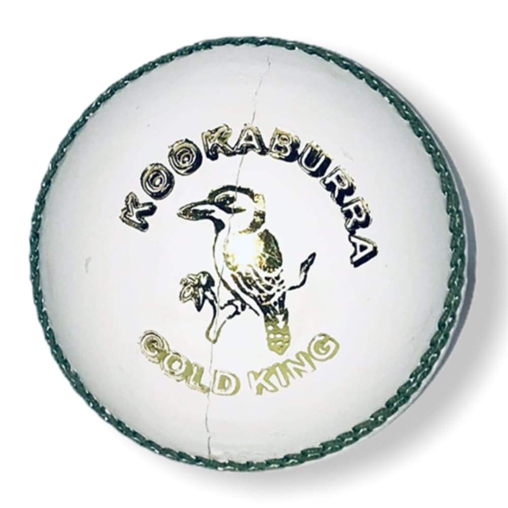 Kookaburra Gold King Cricket Ball - Box of 12 Official Match Cricket Balls for Practice, Training & Competitive Games