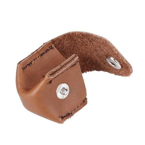 Premium Leather Pool Cue Chalk Holder Pouch with Snap Closure - Billiards & Snooker Accessories for Professional Players (Brown) - Perfect for Home Game Rooms, Bars, and Tournaments