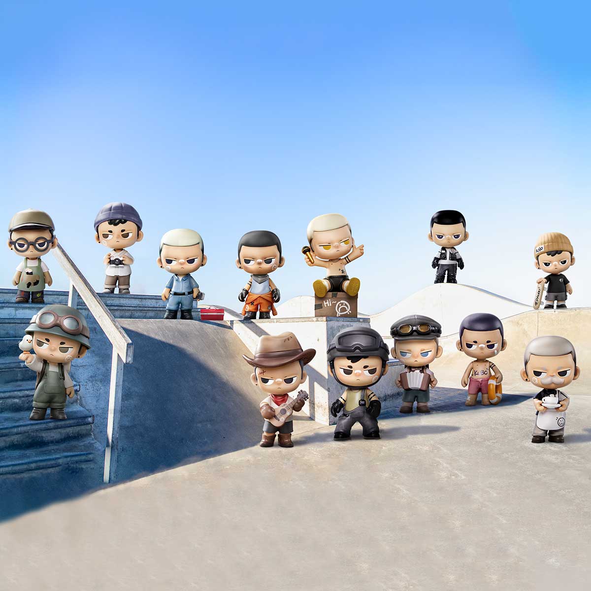 Kubo Walks of Life Series Collectible Figures - Perfect for Home Decor, Office Display, and Gift Giving