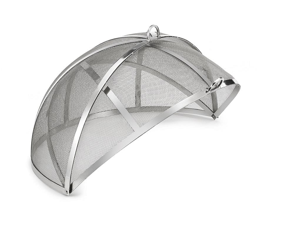 Good Directions 30 Inch Large Stainless Steel Spark Screen with Lifter - Fireplace Safety Accessory for Outdoor Fire Pits & Campfires