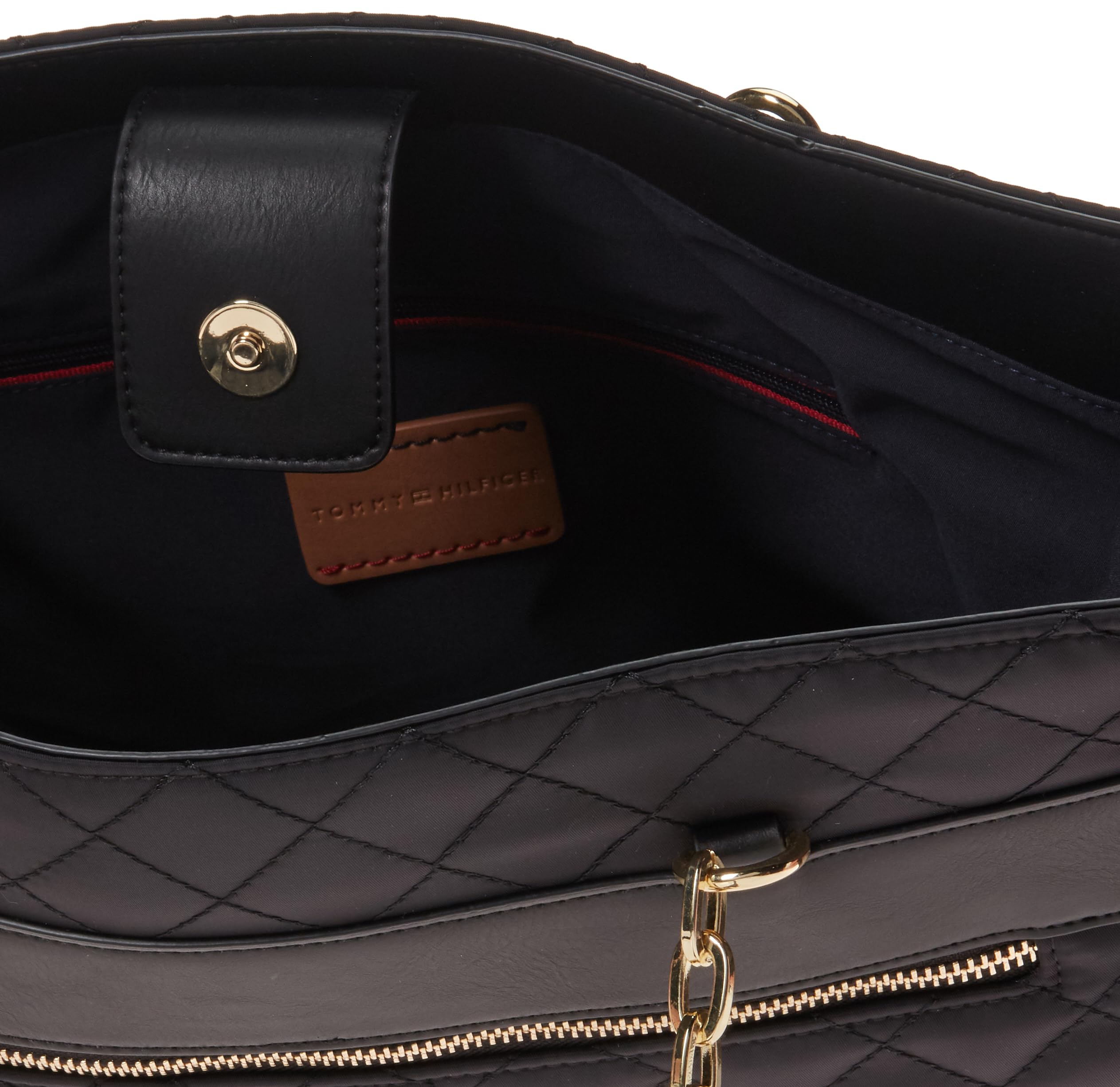 Tommy Hilfiger Women's Fashion Tote Bag - Stylish Designer Handbag for Work, Travel & Everyday Use | Spacious & Durable Shoulder Bag | Perfect for Office, Shopping & Weekend Outings