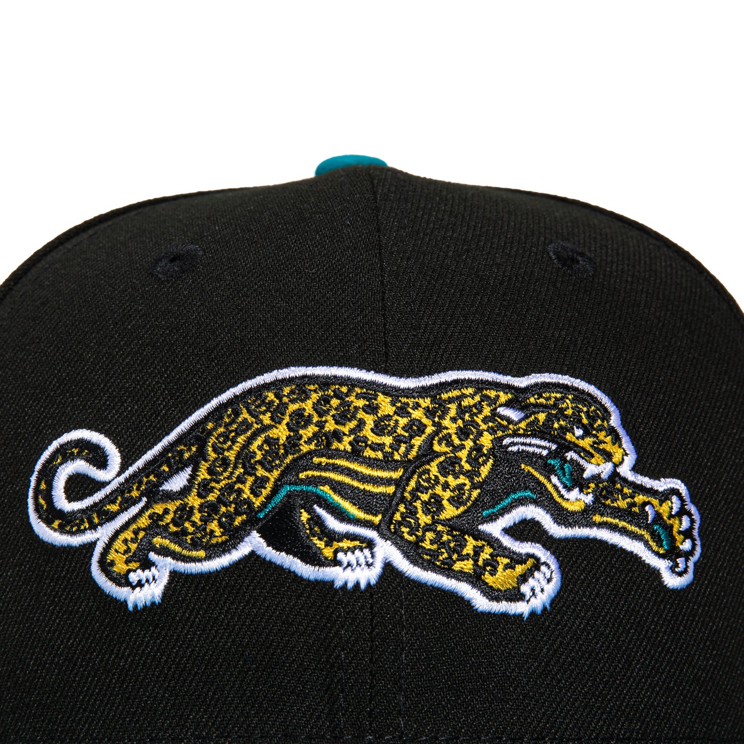 New Era 59Fifty Jacksonville Jaguars Alternate Snapback Hat - Black & Teal NFL Team Logo Cap for Men & Women - Perfect for Football Games, Tailgating & Fan Gear Collection
