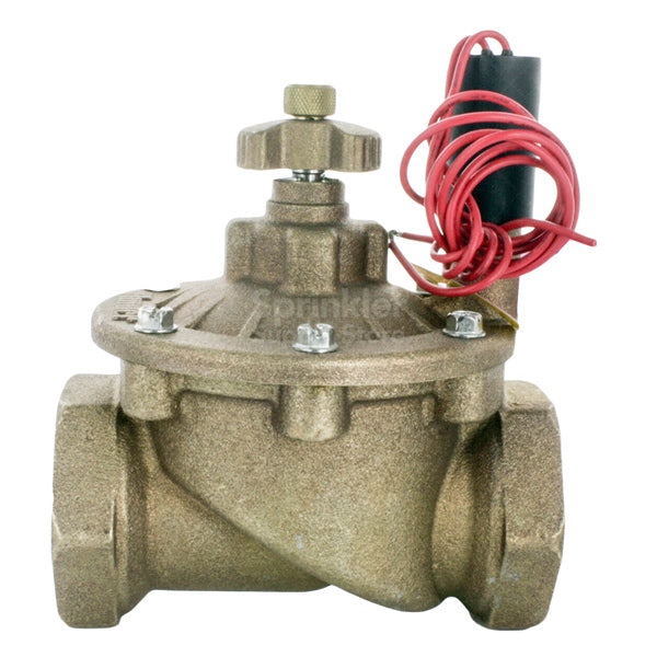 Hunter IBV201GFS 2 Inch Brass Globe Valve with Filter Sentry - Durable Water Flow Control for Plumbing, Irrigation & Industrial Systems
