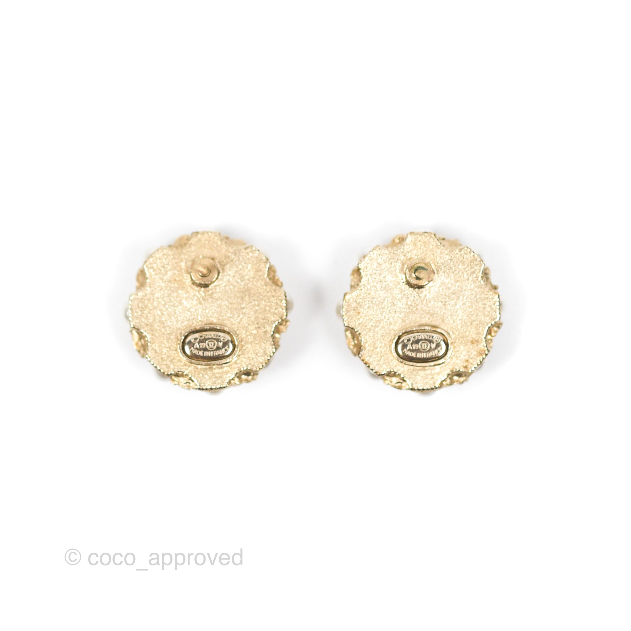Chanel CC Pearl Round Earrings for Women - Luxury Fashion Jewelry Gift for Birthday, Anniversary & Special Occasions