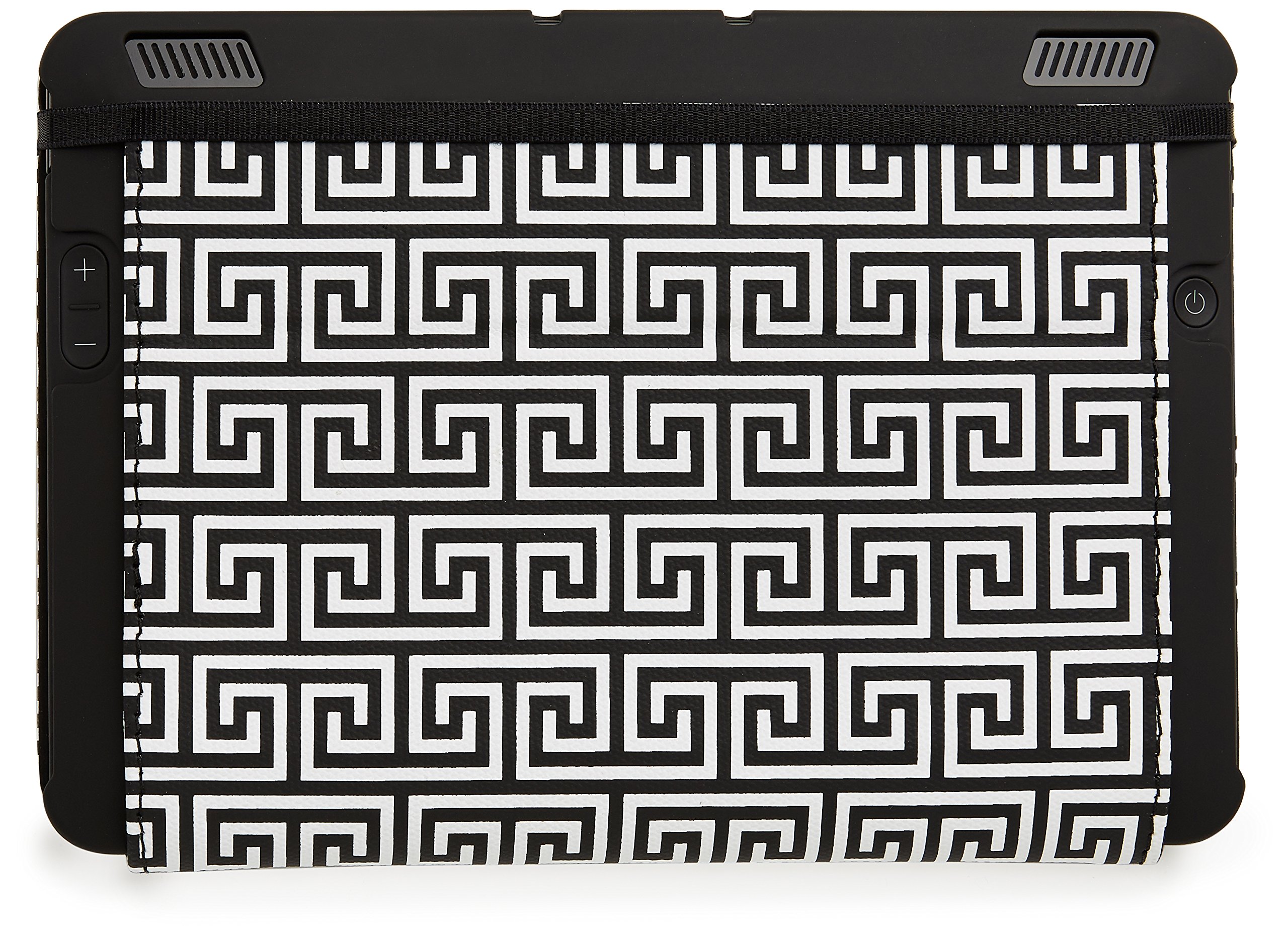 Jonathan Adler Greek Key Kindle Fire HDX 7 Case - Black Luxury Cover for Kindle Fire HDX 7