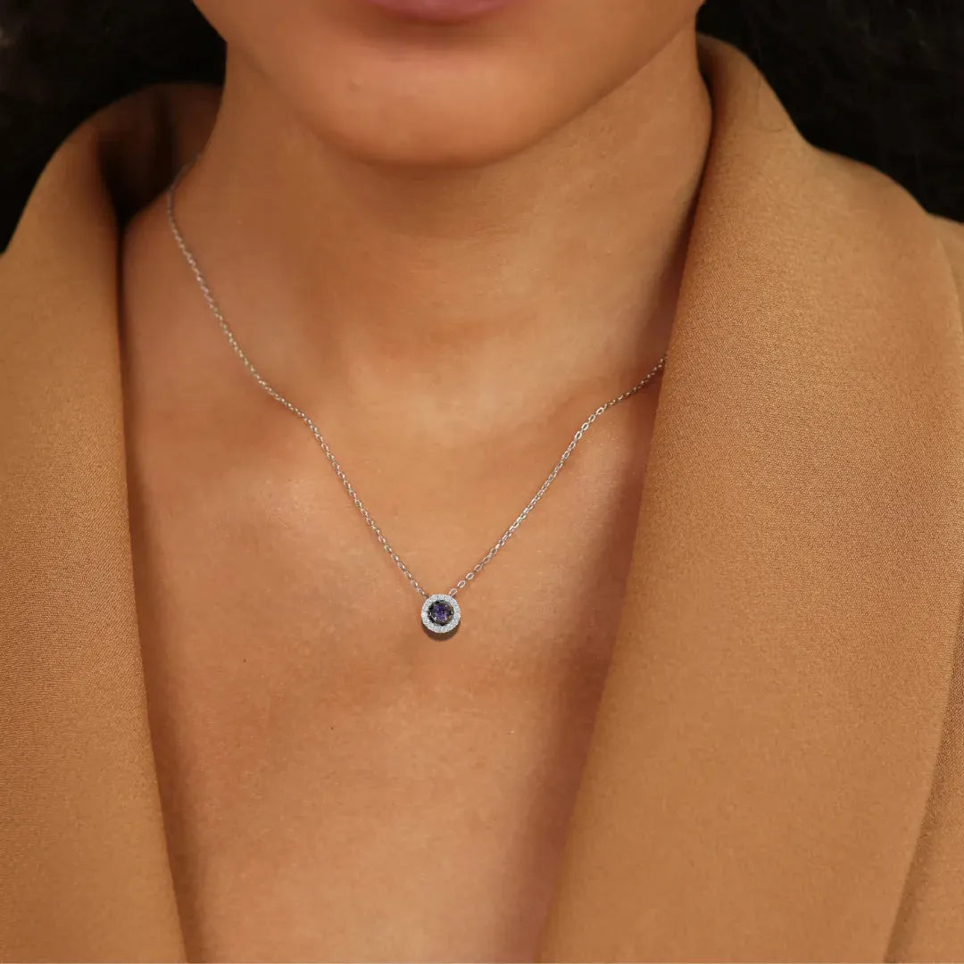 Exquisite Alexandrite Dancing Stone Necklace | Color Changing Gemstone Jewelry for Women | Perfect Gift for Birthday, Anniversary & Special Occasions