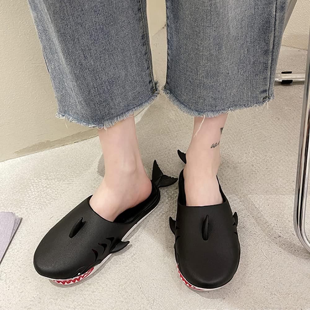 Funny Shark Slippers for Men & Women - Comfortable Shark Beach Shoes for Pool Party, Summer Vacation & Cosplay Costume Accessories