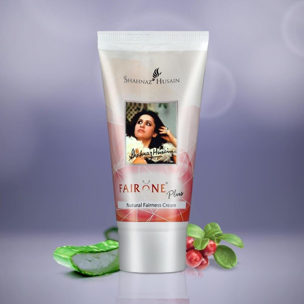 Shahnaz Husain Fairy One Natural Glow Cream - Organic Face Moisturizer for Radiant Skin | Day & Night Use for Hydration & Brightening | Perfect for Dry & Dull Skin Care Routine
