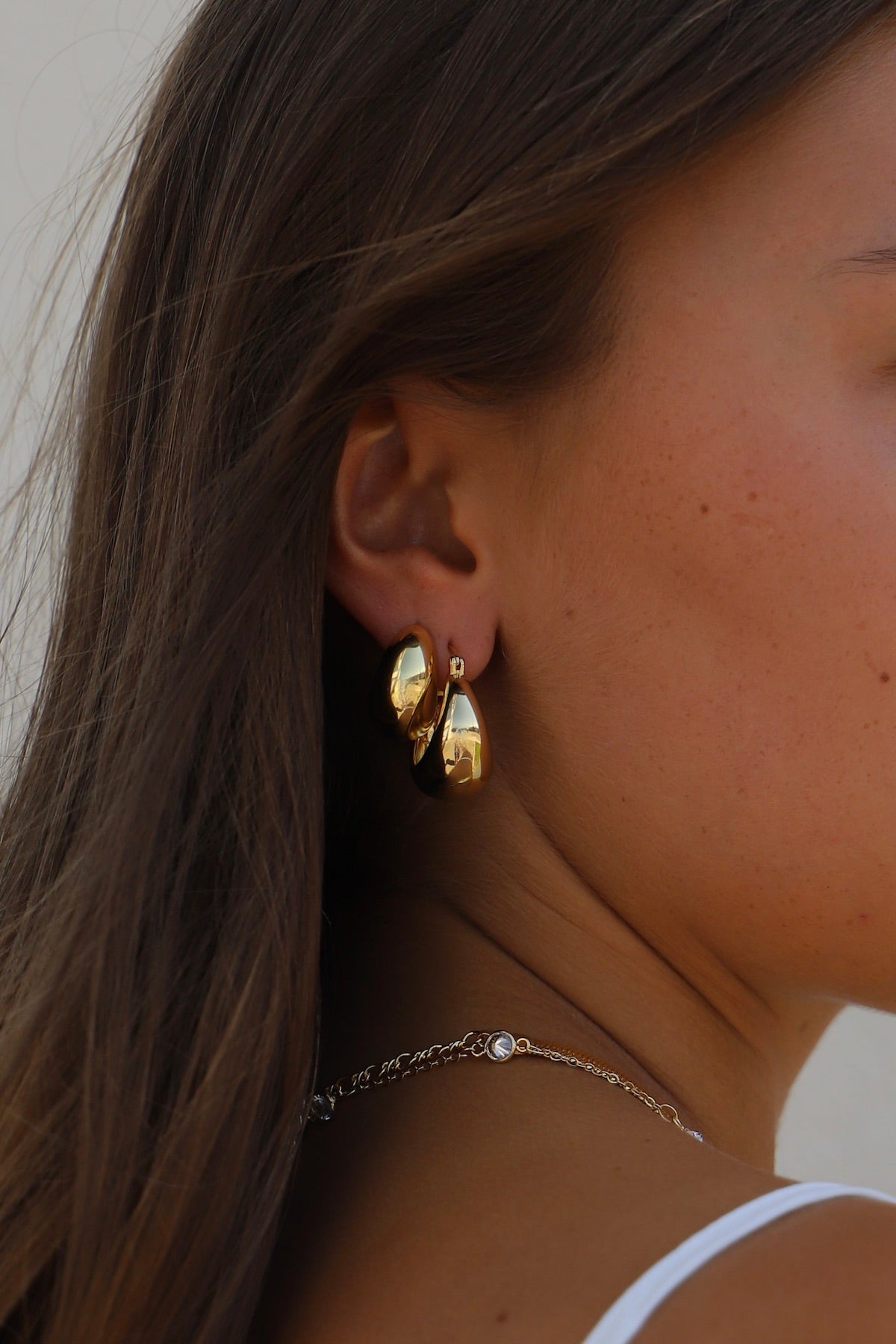 Chunky Hoop Earrings for Women - Fashionable Coco Style Gold & Silver Statement Earrings - Perfect for Parties, Weddings & Everyday Wear