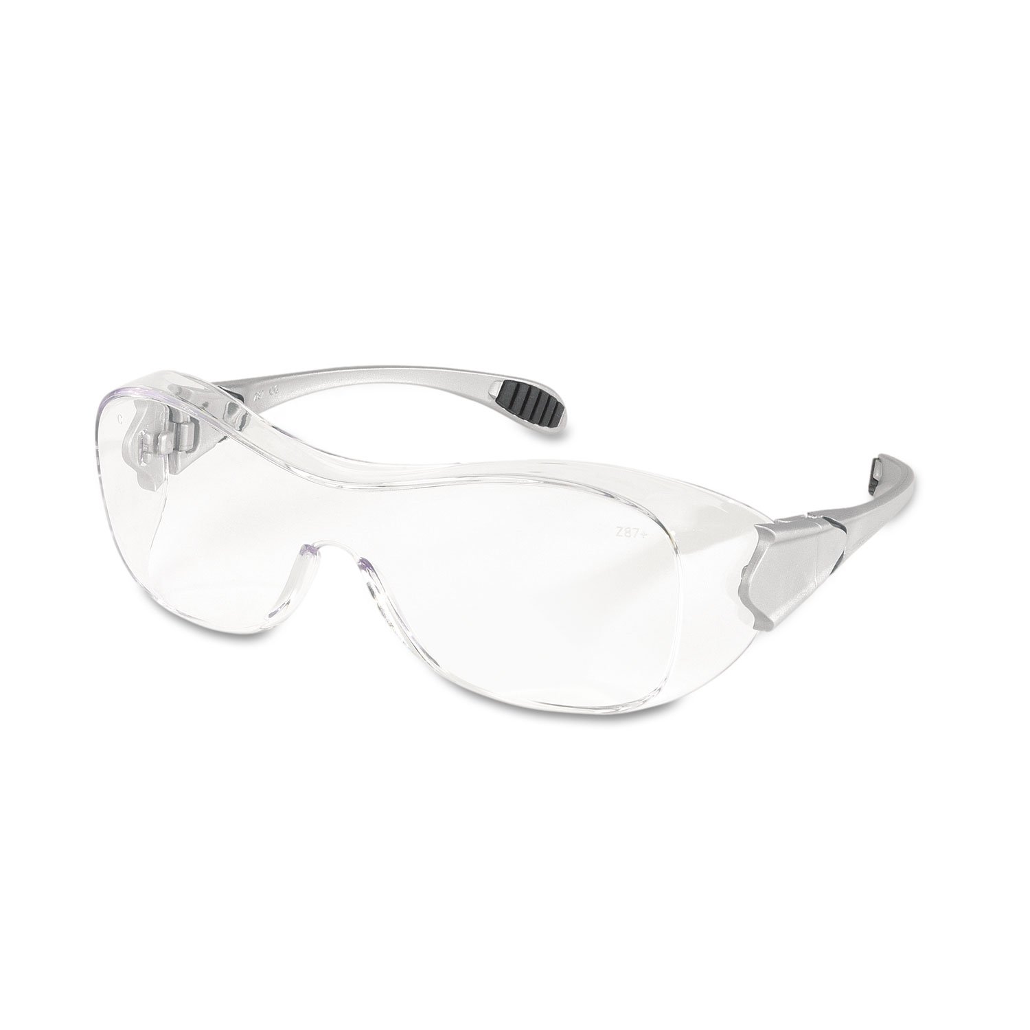 Crews OG110AF Safety Glasses - Clear Anti-Fog Lenses, OTG (Over The Glasses) Design for Eye Protection | Perfect for Construction, Woodworking & Industrial Work