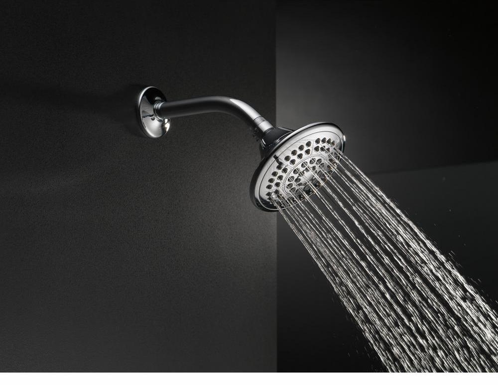Delta RP78575 5-Setting Touch-Clean Shower Head with Chrome Finish - Perfect for Bathroom Renovation & Spa-Like Shower Experience