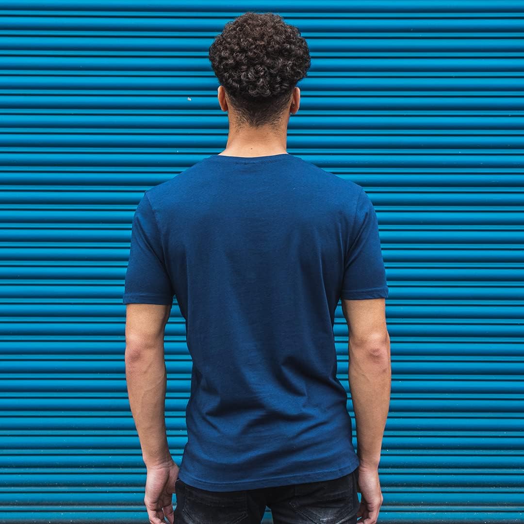 Smith & Jones Men's T-Shirts 5-Pack - 100% Cotton Crew Neck Plain Tees for Gym, Work & Casual Wear | Multipack Men's Tops | Classic Fit Comfortable Shirts | UK Sizing | Perfect for Everyday Use, Sports & Office