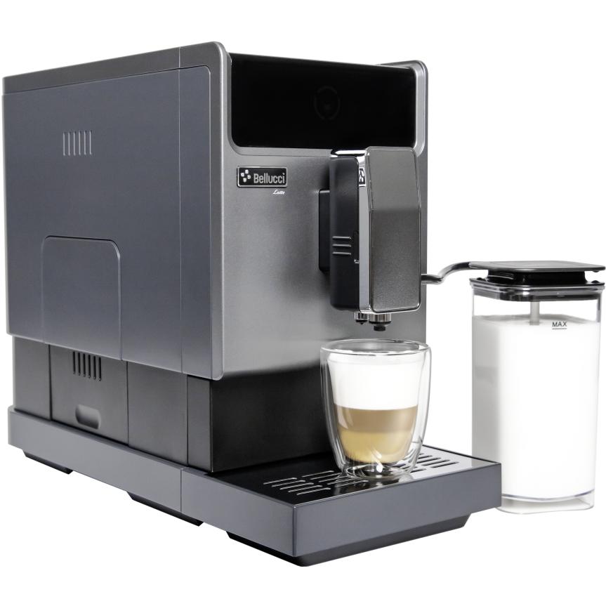 Bellucci Slim Latte Espresso Machine - Compact & Professional Coffee Maker for Home & Office - Perfect for Espresso, Latte & Cappuccino Lovers