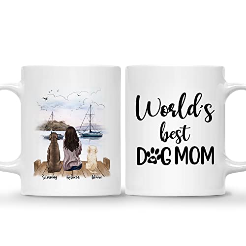 2 dogs - World's Best Dog Mom