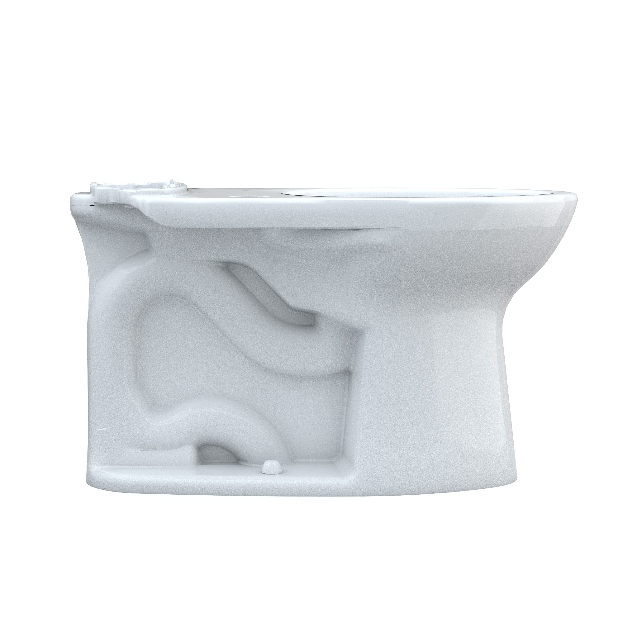 TOTO Drake Elongated Universal Height ADA Compliant Toilet with TORNADO FLUSH Technology and CEFIONTECT Coating - Cotton White (C776CEFGT40#01) | WASHLET+ Ready for Easy Bidet Installation | Perfect for Modern Bathrooms, Small Spaces & Water-Efficient Homes