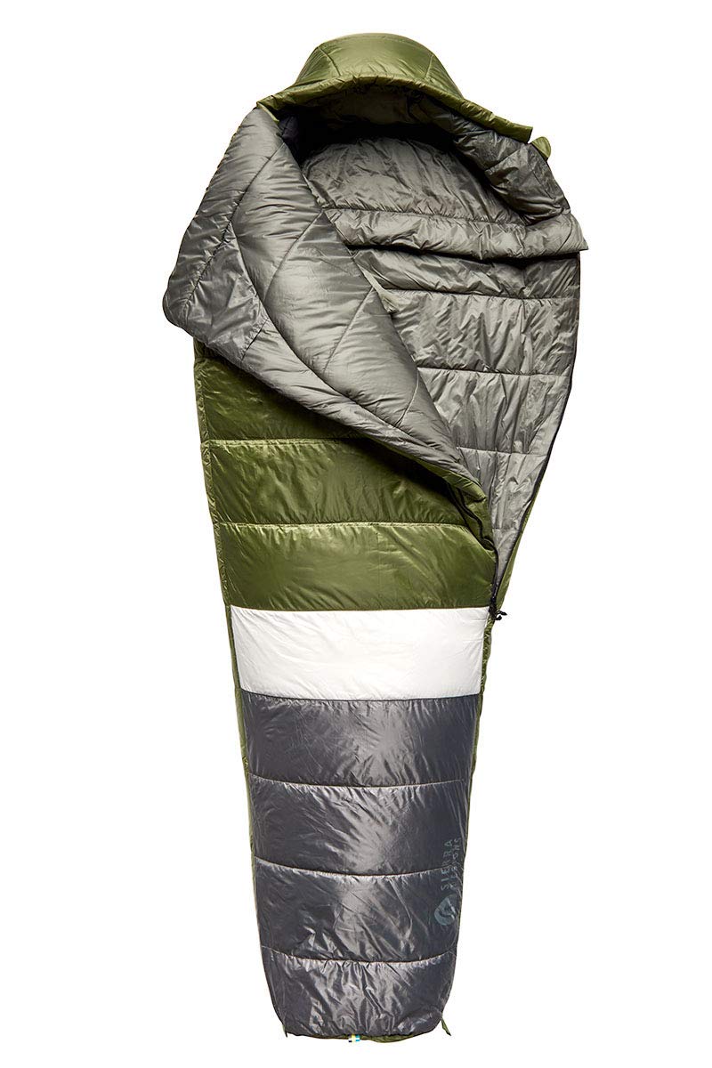 Sierra Designs Shut Eye 20 Degree Sleeping Bag - Lightweight Mummy Style for Camping & Backpacking | Synthetic SierraLoft Insulation | Compact Stuff Sack Included | Perfect for Hiking, Backpacking Trips & Outdoor Adventures