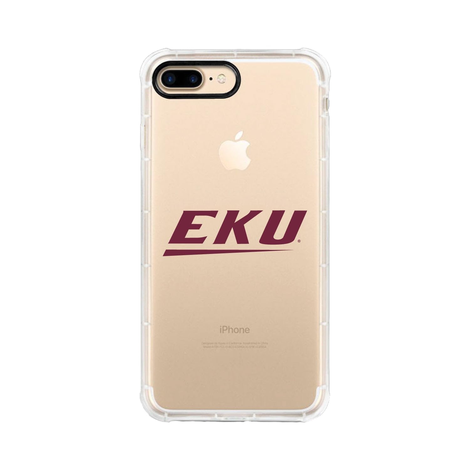 OTM Essentials Rugged Phone Case for iPhone 13 Pro - Shockproof Protective Cover with Reinforced Edges | Eastern Kentucky University EKU Alumni Gift | Classic White Design for Daily Use & Outdoor Activities