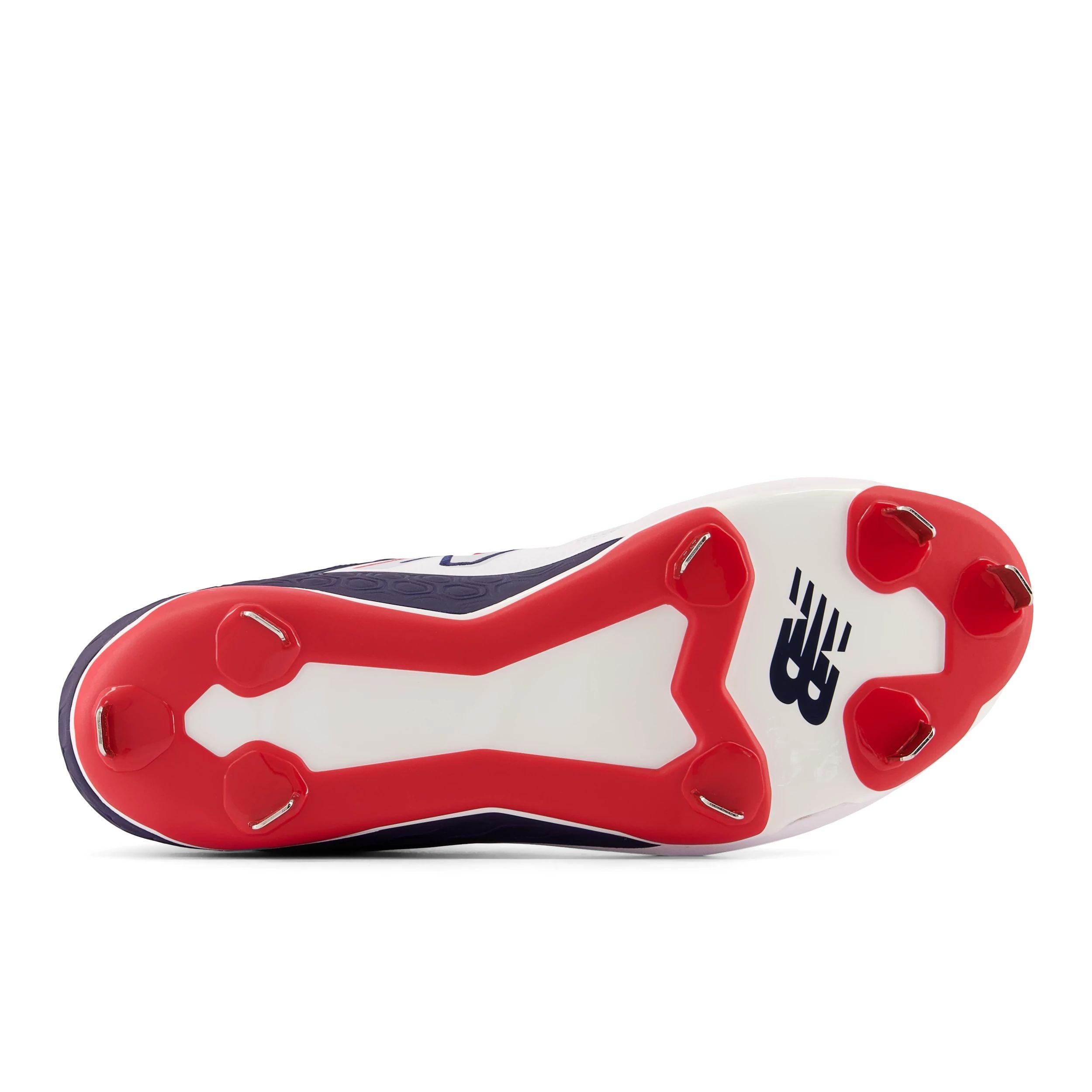New Balance Fresh Foam 3000v6 Men's Baseball Cleats - Navy/Red Low Metal Spikes for Traction & Comfort | Perfect for Baseball, Softball & Turf Sports