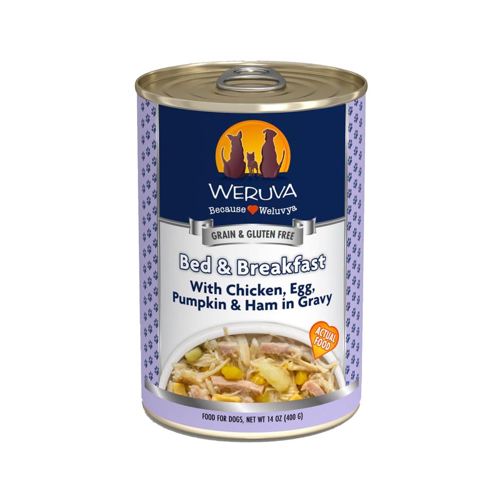 Premium Chicken, Egg, Pumpkin & Ham in Gravy Wet Dog Food - High Protein Canned Dog Food for Adult Dogs - Perfect for Mealtime, Training Treats & Digestive Health