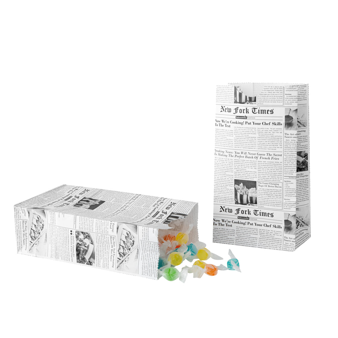 Eco-Friendly Kraft Paper Bags 2lb Capacity - 4.25