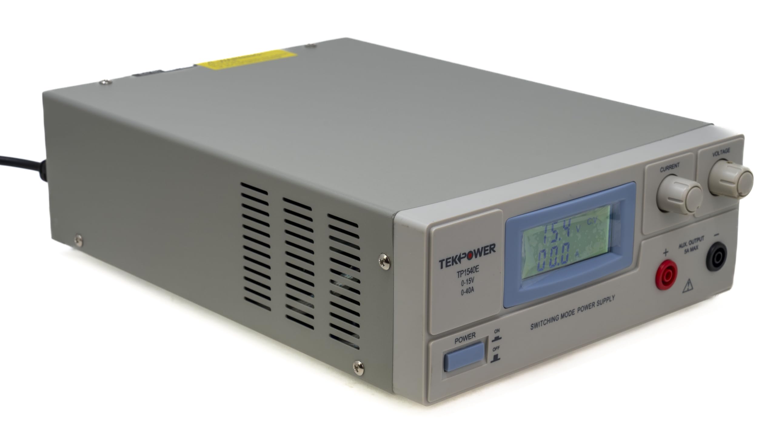Tekpower TP1540E 15V 40A Adjustable DC Power Supply - Lab Grade Precision Bench Power Supply for Electronics Testing, Repairs & DIY Projects | Ideal for Laboratories, Workshops & STEM Education
