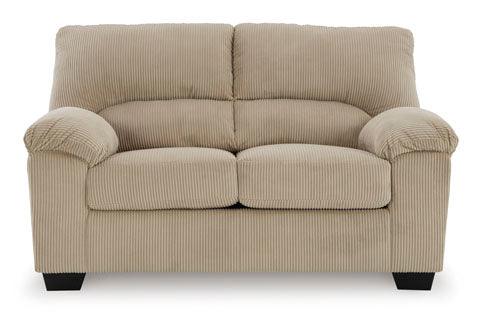 SimpleJoy Sand Loveseat 2420335 - Comfortable 2-Person Outdoor Loveseat for Patio, Garden, or Poolside Relaxation