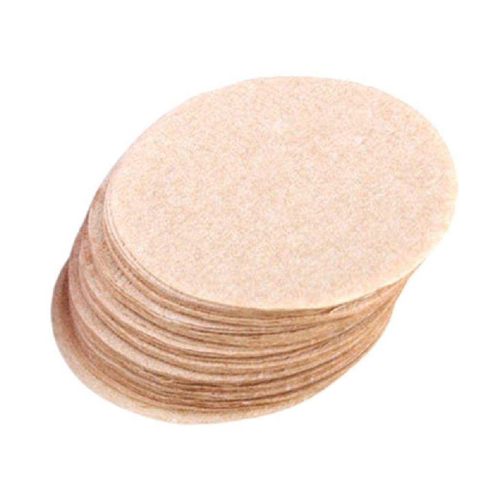 60mm Espresso Coffee Filters - 100 PCS Disposable Paper for Moka Pot & Dripper - Perfect for Home & Cafe Brewing