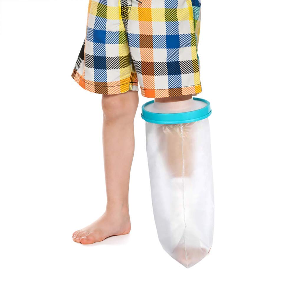 Waterproof Cast Cover for Kids - Reusable Leg Cast Protector for Foot, Toe & Wound Care - Keep Bandages Dry During Bathing & Showering - Ideal for Post-Surgery, Injury Recovery & Daily Hygiene