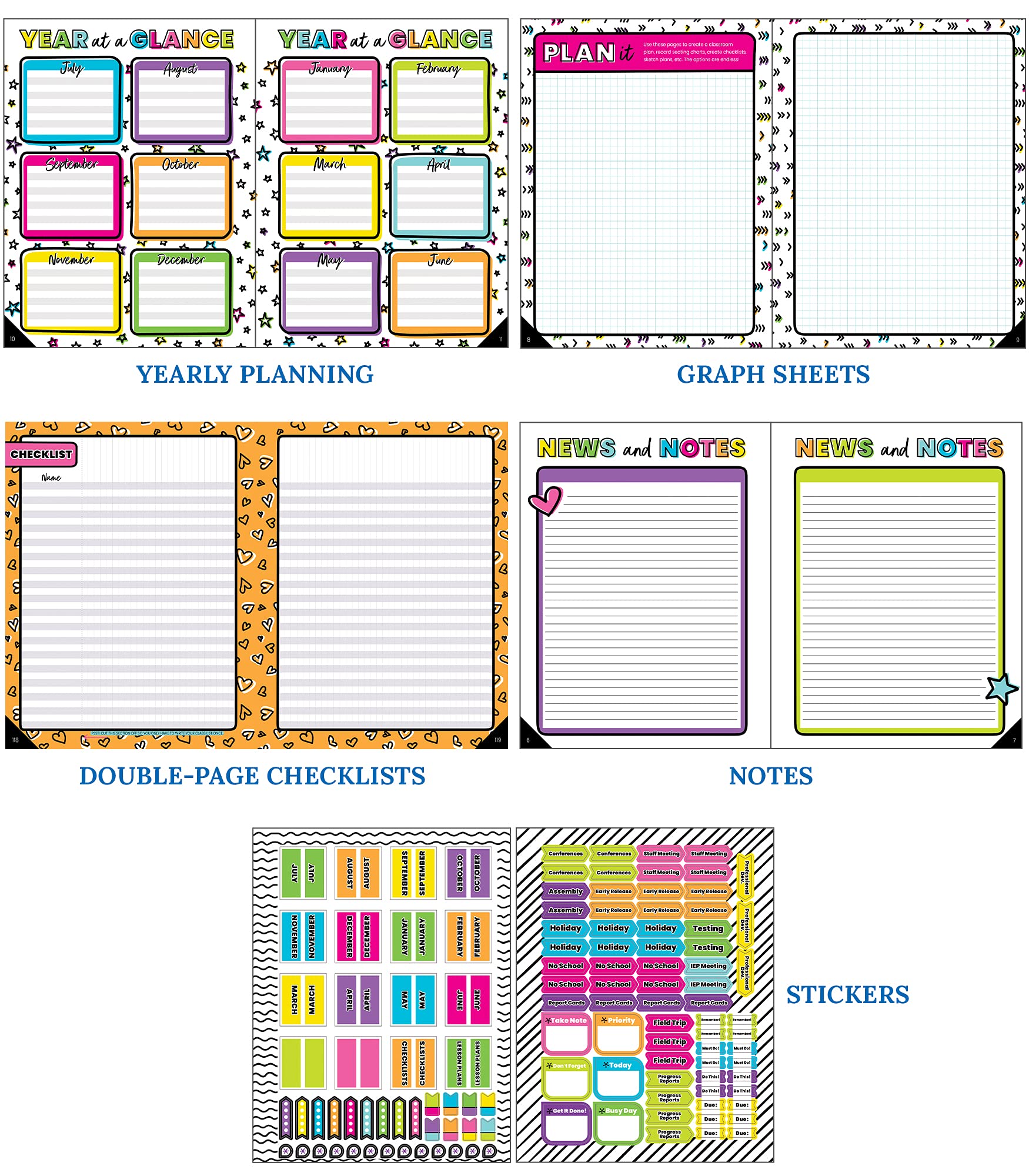 Carson Dellosa Kind Vibes Teacher Planner - 8