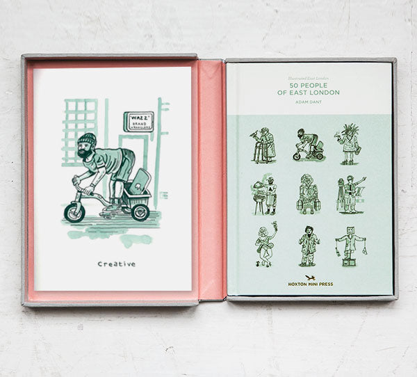 Collector's Edition + Print (Illustrated Book 1): 50 People of East London - Vintage Photography Art Book for Home Decor, Coffee Table Display & Gift for History Lovers