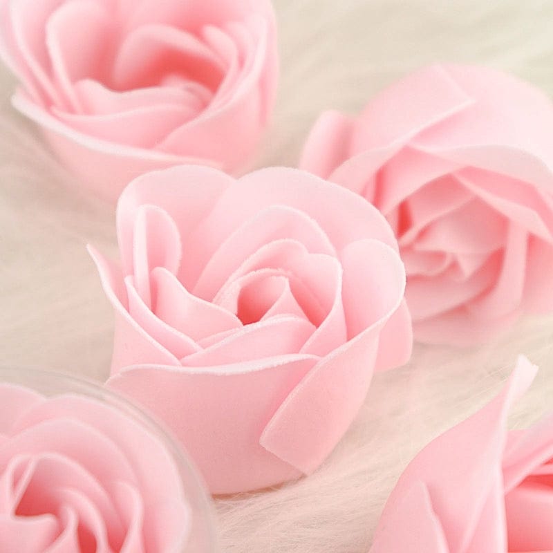 6-Piece Rose Scented Soap Gift Set - Luxury Handmade Bath Soap for Women, Mothers Day, Birthday, Anniversary & Wedding Favors - Perfect for Spa, Home Relaxation & Thoughtful Gifting