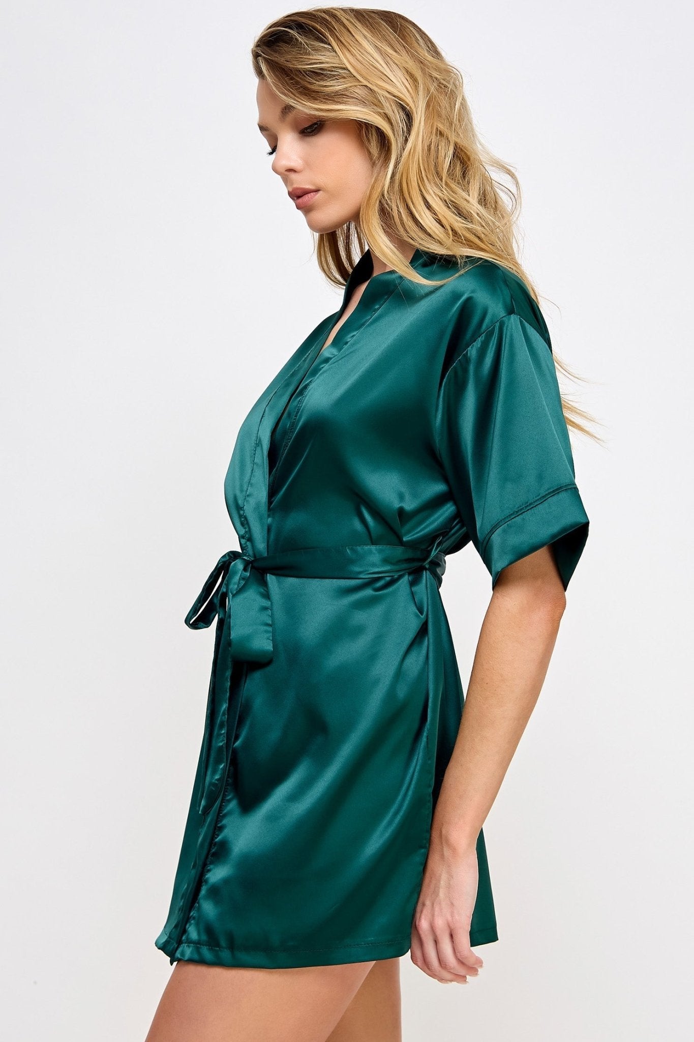 BeWicked Women's Vintage 1947 Getting Ready Robe - Soft Loungewear for Bridal Shower, Spa Day & Relaxation at Home