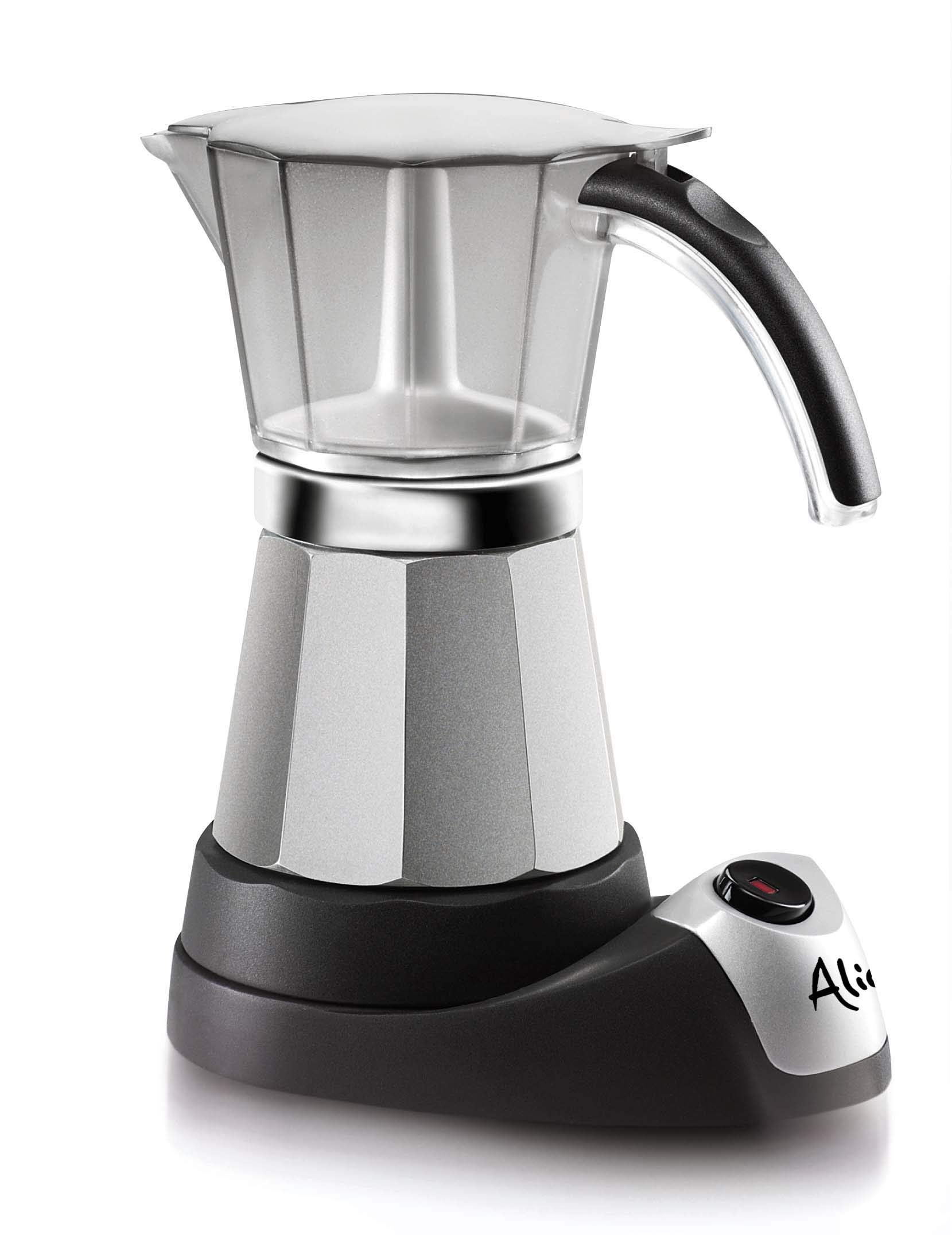 De'Longhi EMK6 Authentic Italian Espresso Maker - 6 Cup Stainless Steel Coffee Machine for Home & Office Use | Perfect for Espresso, Cappuccino & Latte Lovers