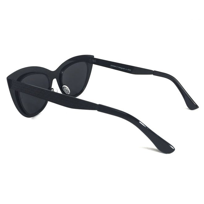 Selena Black Sunglasses for Women - UV Protection, Fashionable & Lightweight - Perfect for Beach, Driving & Outdoor Activities