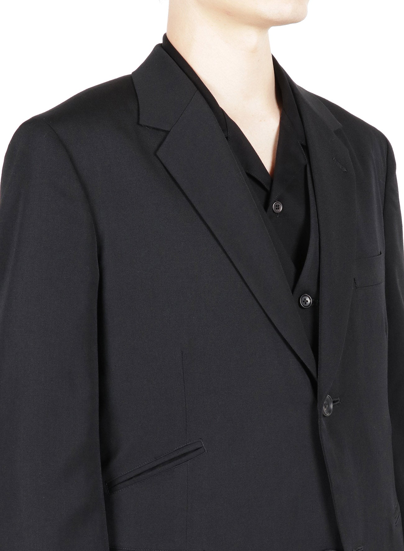 Men's Gabardine Suit - 2 Button Single Breasted Jacket for Business, Weddings & Formal Events