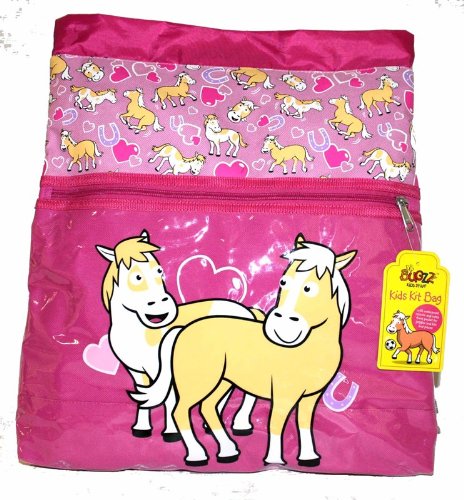 Bugzz Kids Pony/Horse Kit Bag for Swimming & PE - Durable Waterproof Sports Bag for Girls & Boys - Perfect for Swim Lessons, Gym Class & School Activities