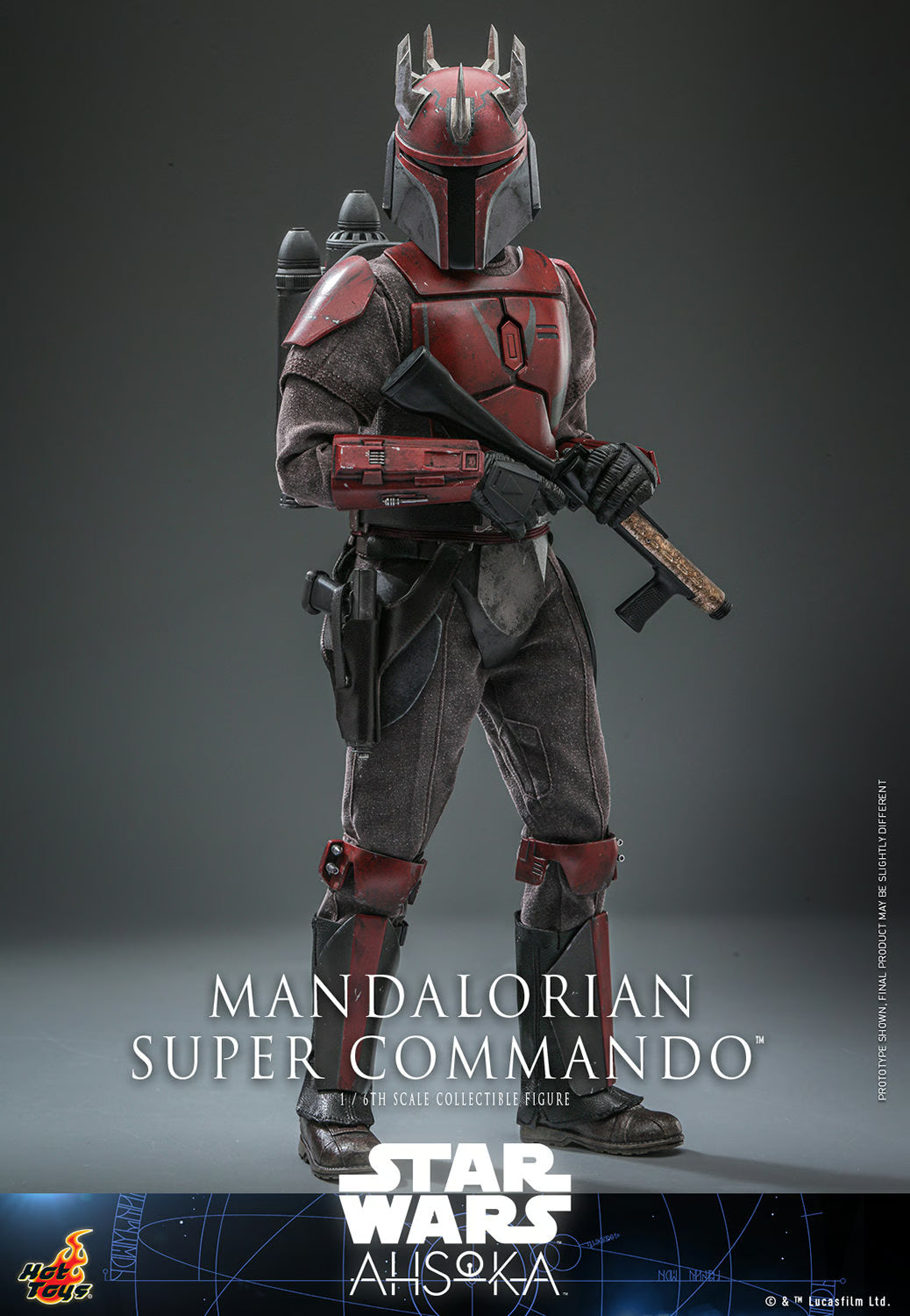 Hot Toys Star Wars: Ahsoka Mandalorian Super Commando 1/6 Scale 12