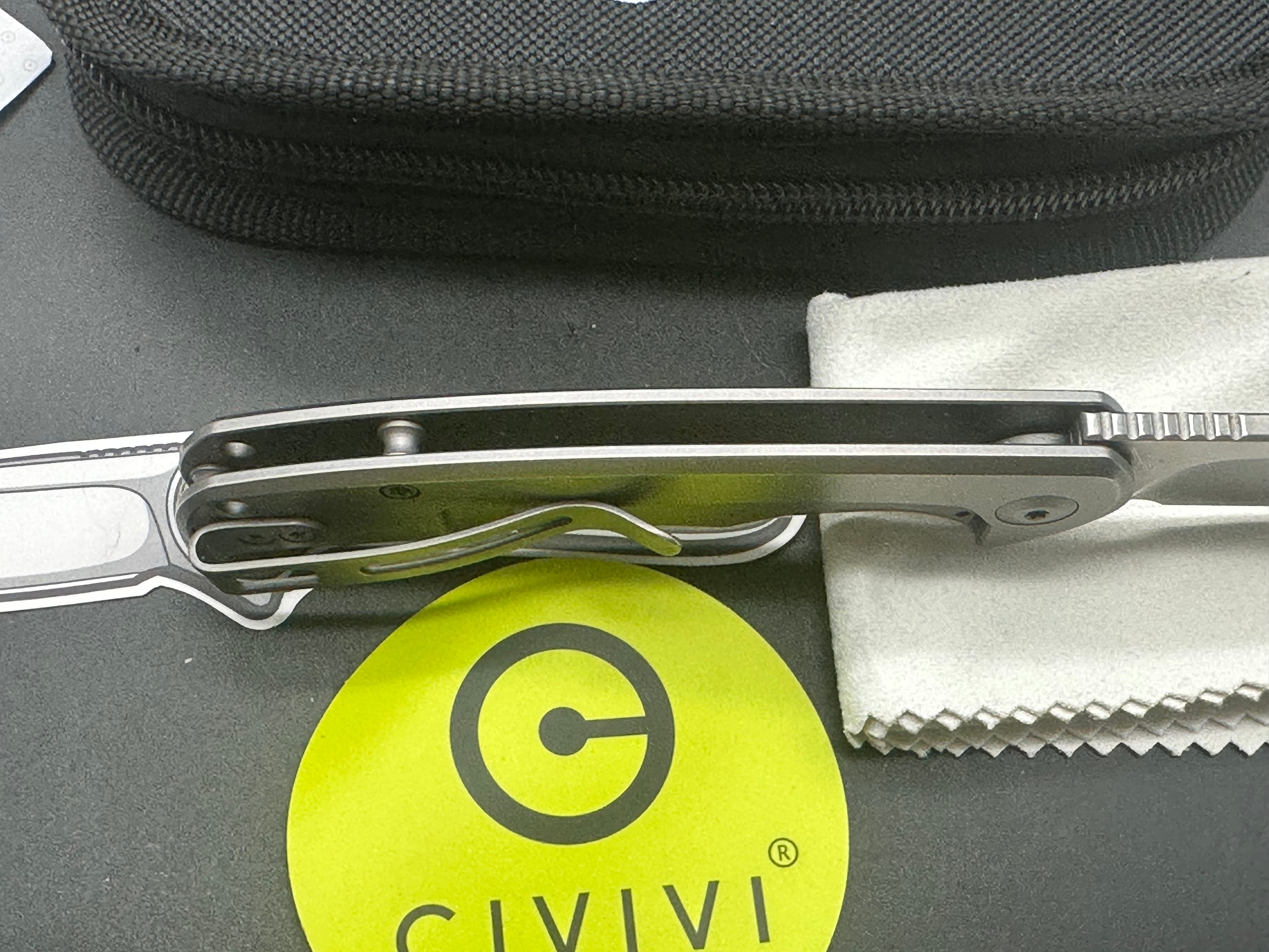 CIVIVI NOx Flipper Knife - Premium Stainless Steel Handle with 2.97