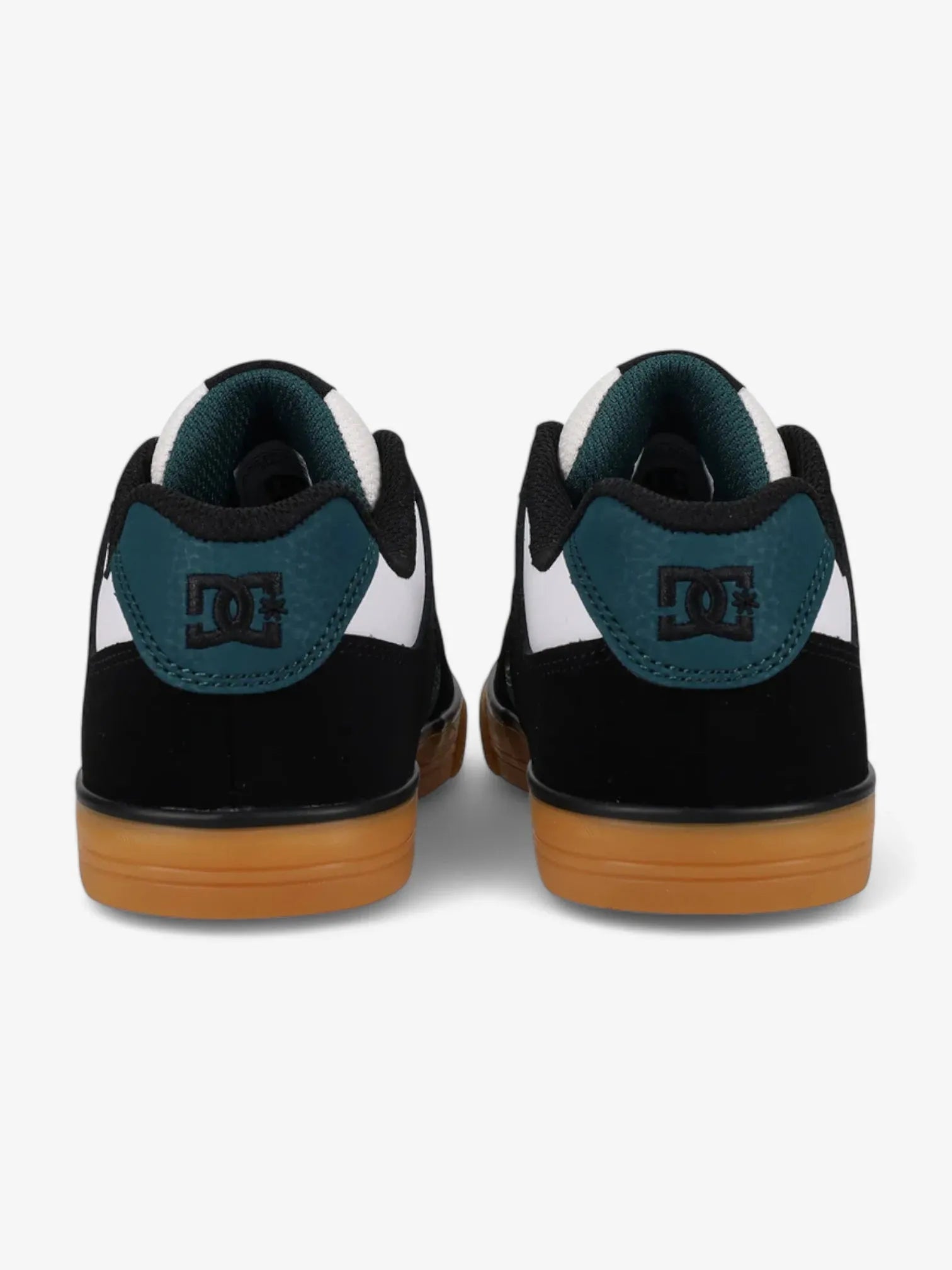 DC Kids Pure Sneakers - Black, White & Green | Stylish & Comfortable for Boys & Girls | Perfect for School, Sports & Casual Wear