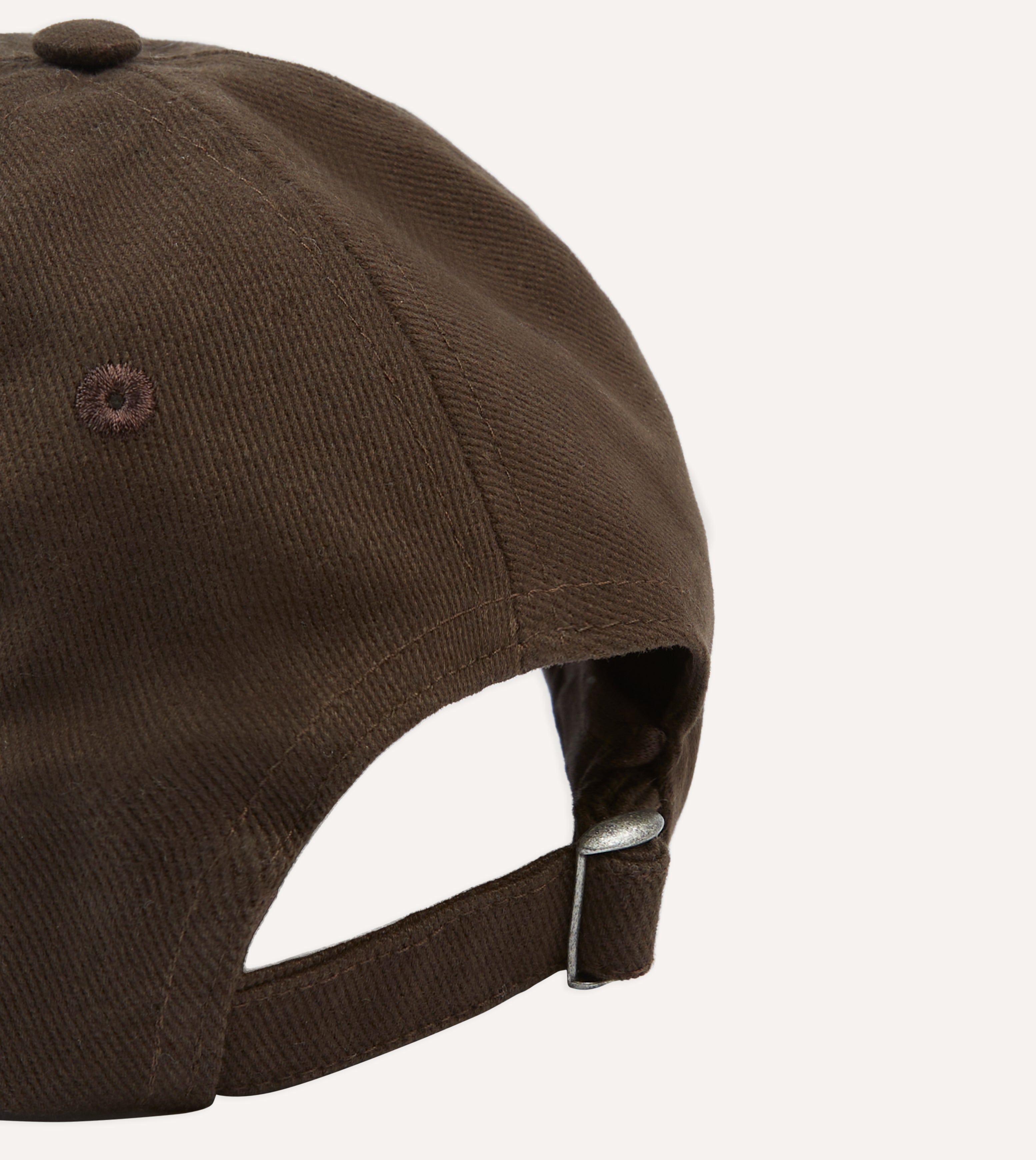 Brown Dog Heavy Cotton Twill Baseball Cap for Men & Women - Durable Adjustable Dad Hat for Outdoor Sports, Hiking, and Casual Wear