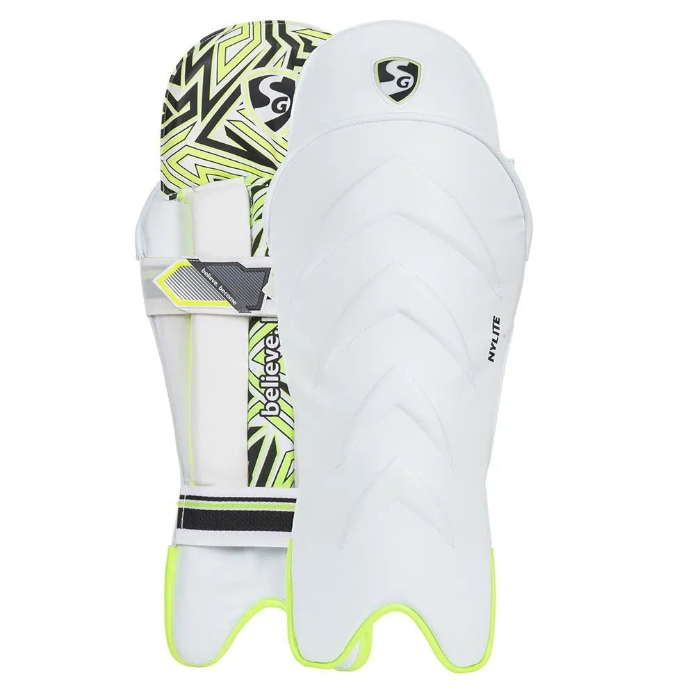 SG Nylite Cricket Wicket Keeping Pads - Lightweight Protective Gear for Wicket Keepers - Perfect for Practice & Matches