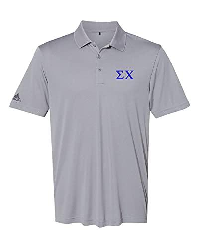 Grey/Royal Blue Letters