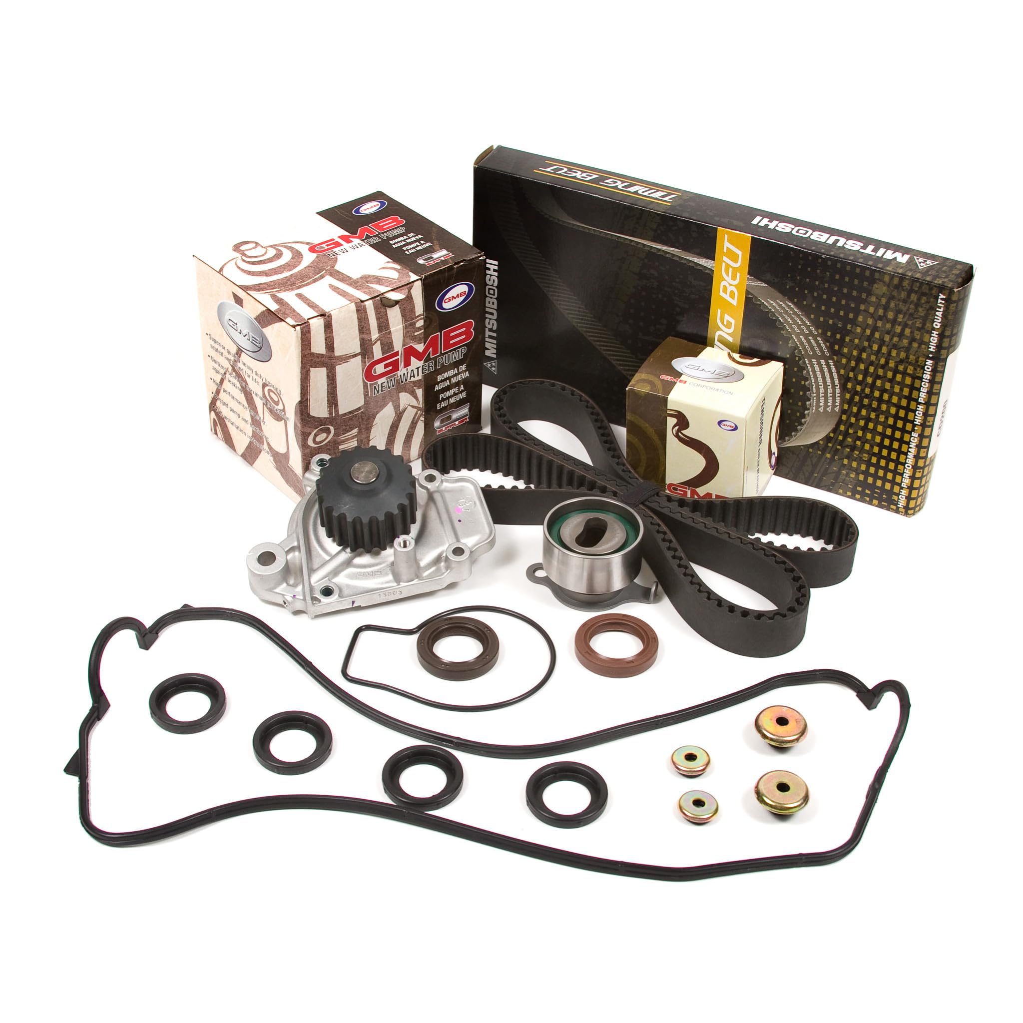 Honda Civic CRX 1.5 D15B1 SOHC Timing Belt Kit with Water Pump & Valve Cover Gasket - Replacement Parts for 1984-1987 Models - Perfect for Engine Maintenance & Repair