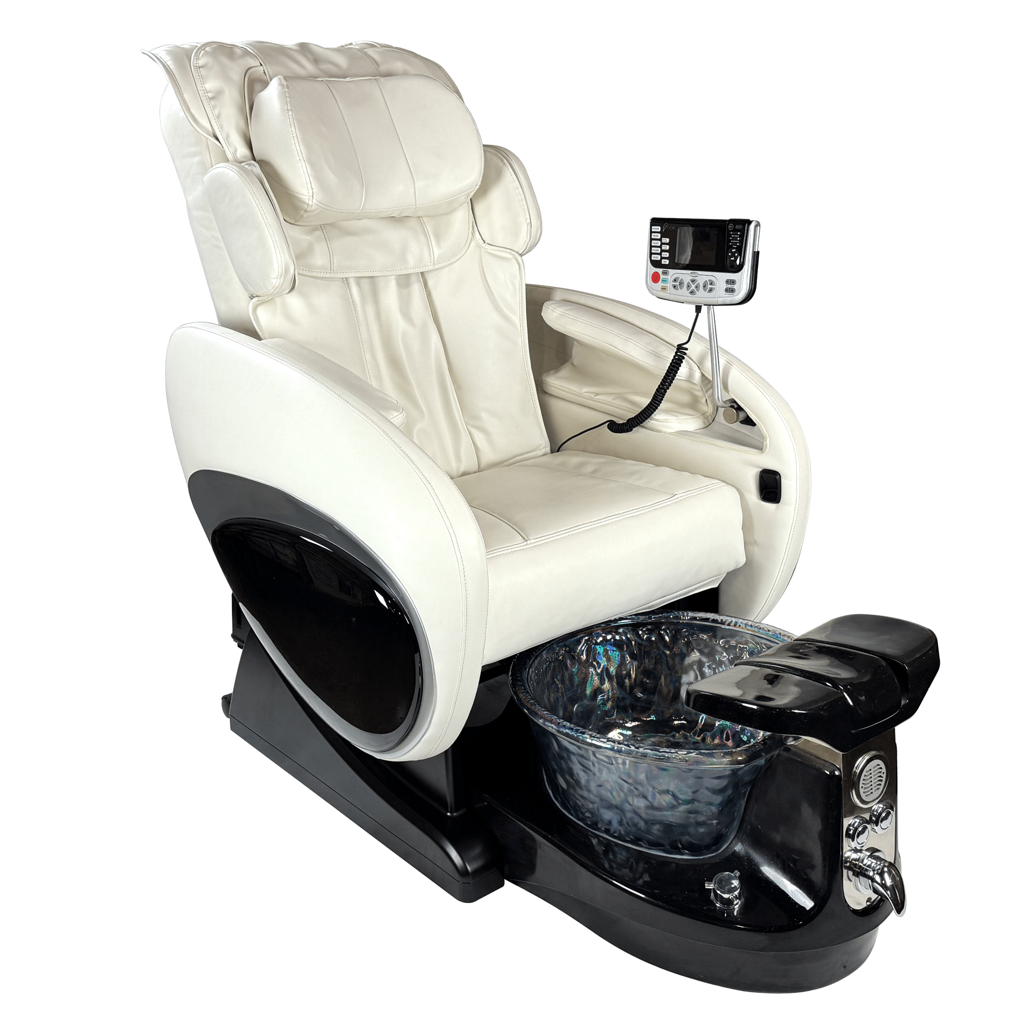 Fiori 8000 Professional Pedicure Spa Foot Bath - Electric Foot Soaker with Bubbles & Heat for At-Home Nail Care & Relaxation - Perfect for Salon, Spa & Home Use