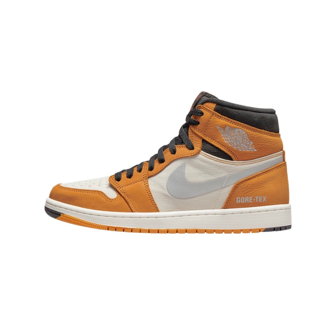 Air Jordan 1 Element GORE-TEX Light Curry Sneakers - Waterproof High-Top Basketball Shoes for Men - Perfect for Rainy Weather & Urban Streetwear Fashion