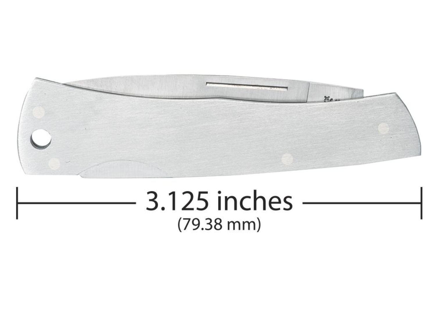 Premium Stainless Steel Executive Lockback Knife with Lanyard Hole - M1059L SSG - Perfect for Outdoor Camping, Hiking, and Everyday Carry (EDC)