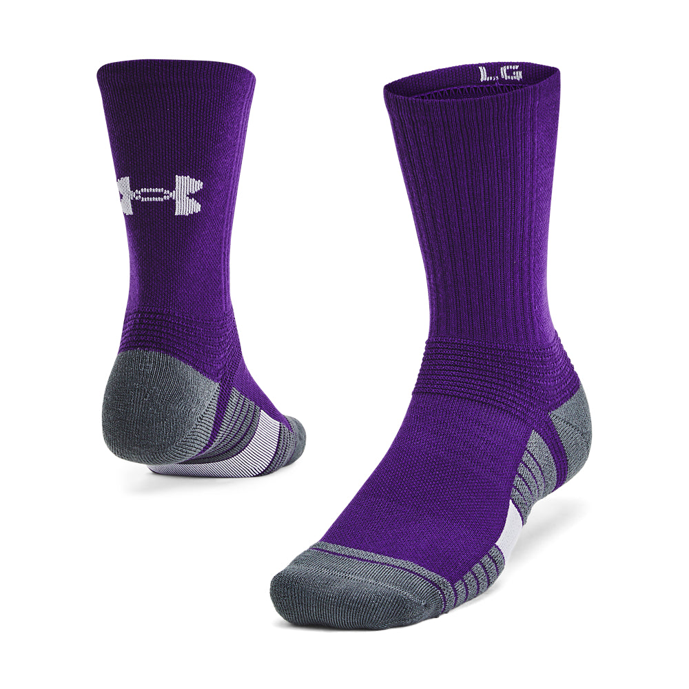 Men's & Women's Under Armour Team Crew Socks - Moisture-Wicking Athletic Socks for Running, Basketball & Workouts