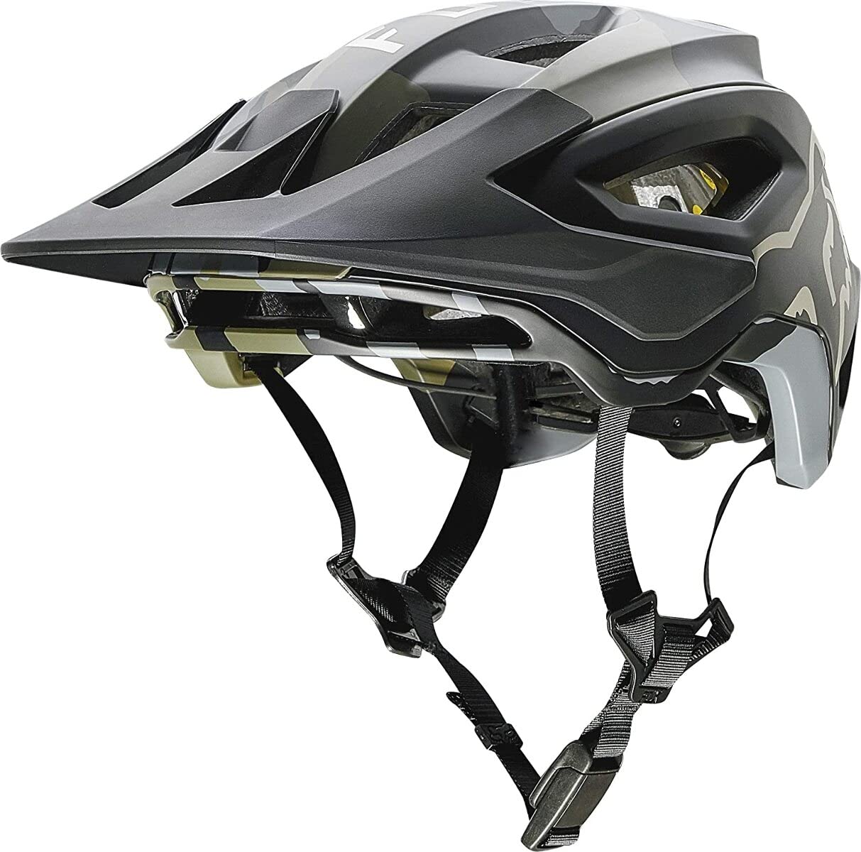 Fox Racing SPEEDFRAME PRO Mountain Bike Helmet for Men - Lightweight MTB Cycling Helmet with MIPS Protection, Green Camo, Small - Perfect for Trail Riding & Downhill Biking