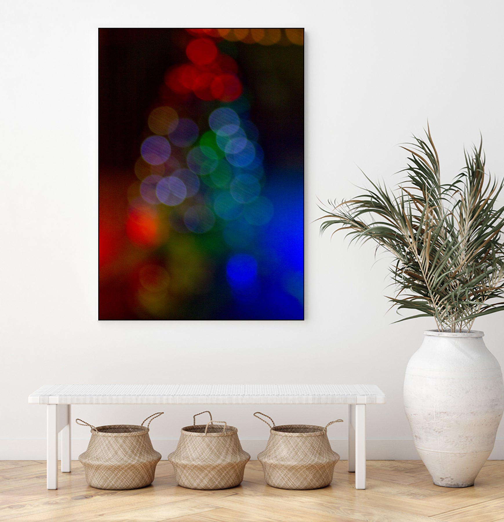 Bokeh Christmas Tree Lights - Decorative Holiday String Lights for Indoor & Outdoor Use - Perfect for Christmas, Parties, and Home Decor